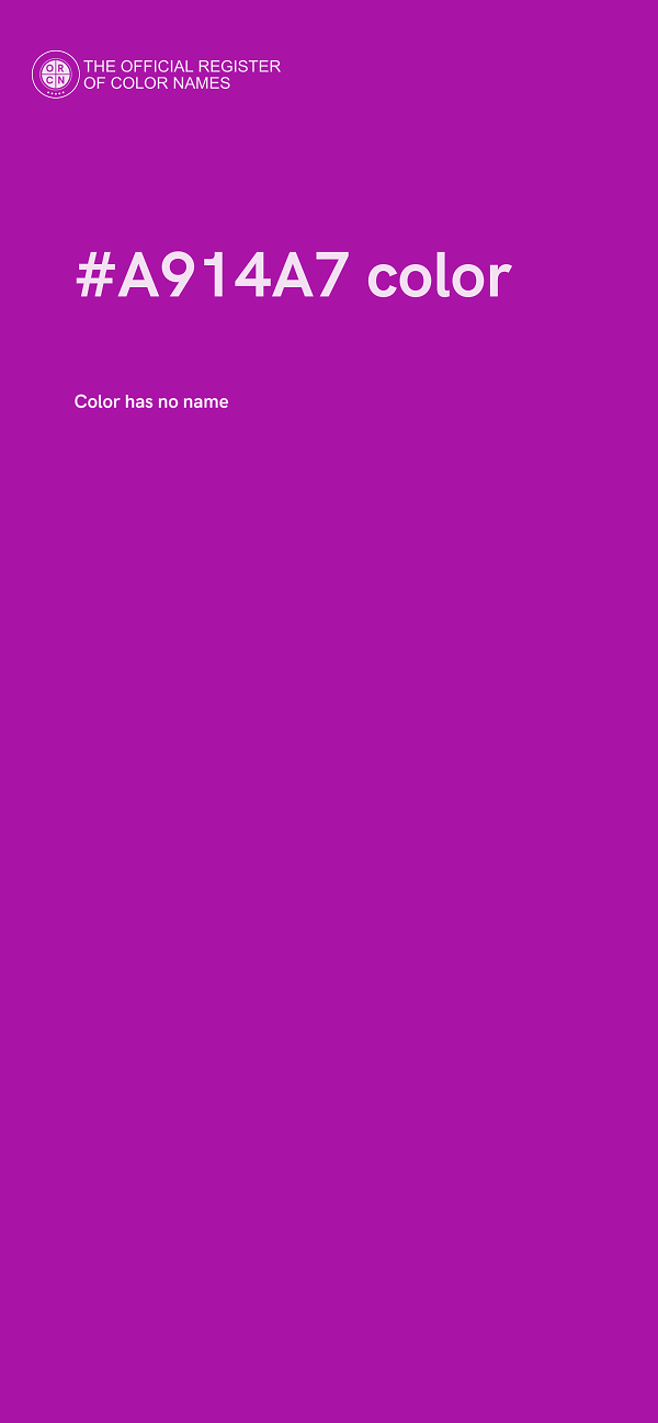 #A914A7 color image