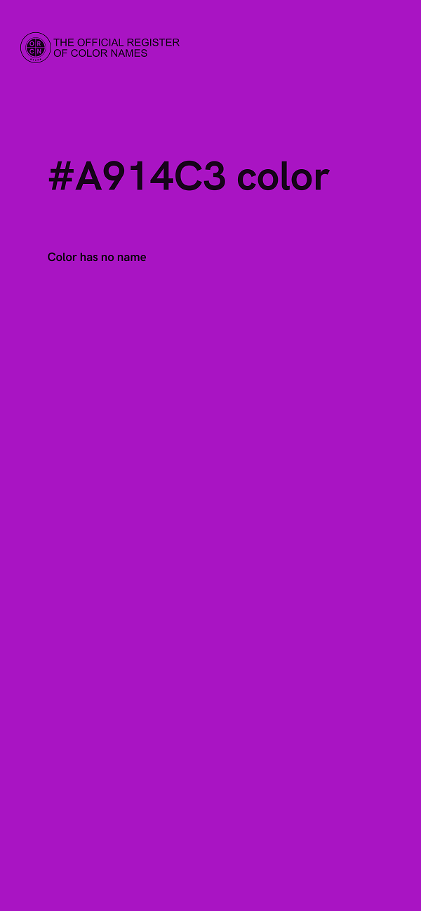 #A914C3 color image