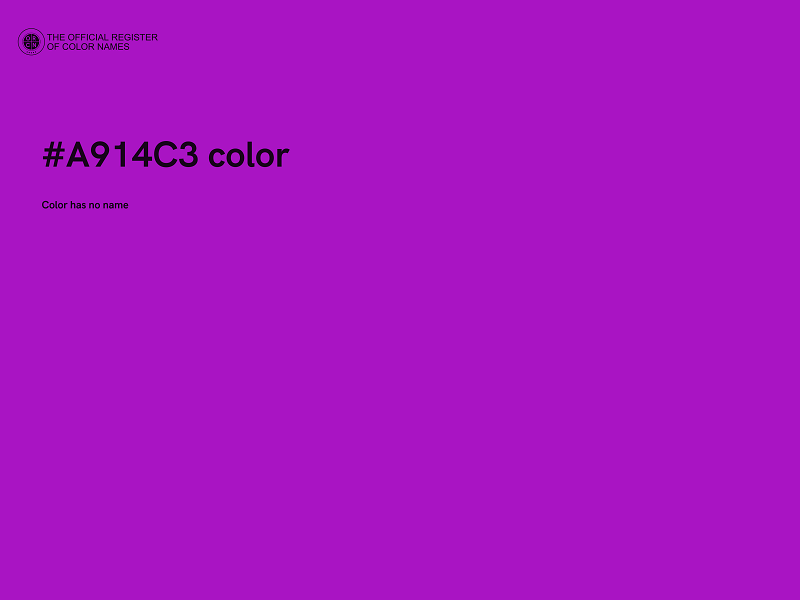#A914C3 color image
