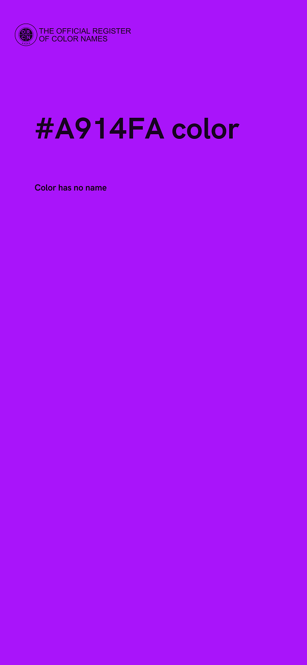 #A914FA color image