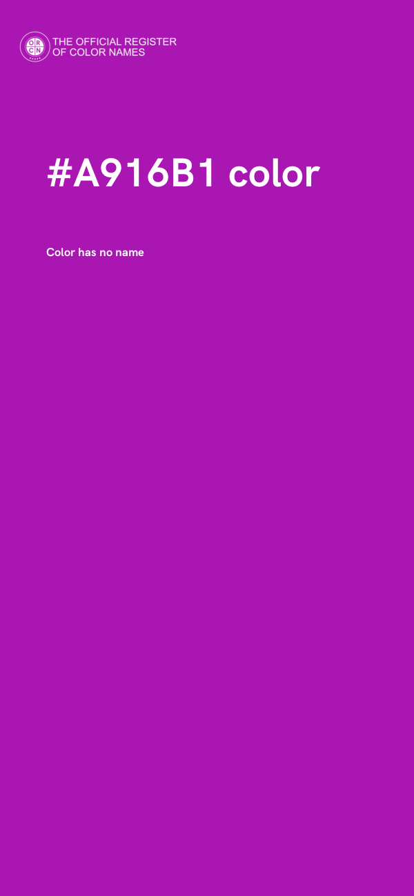 #A916B1 color image