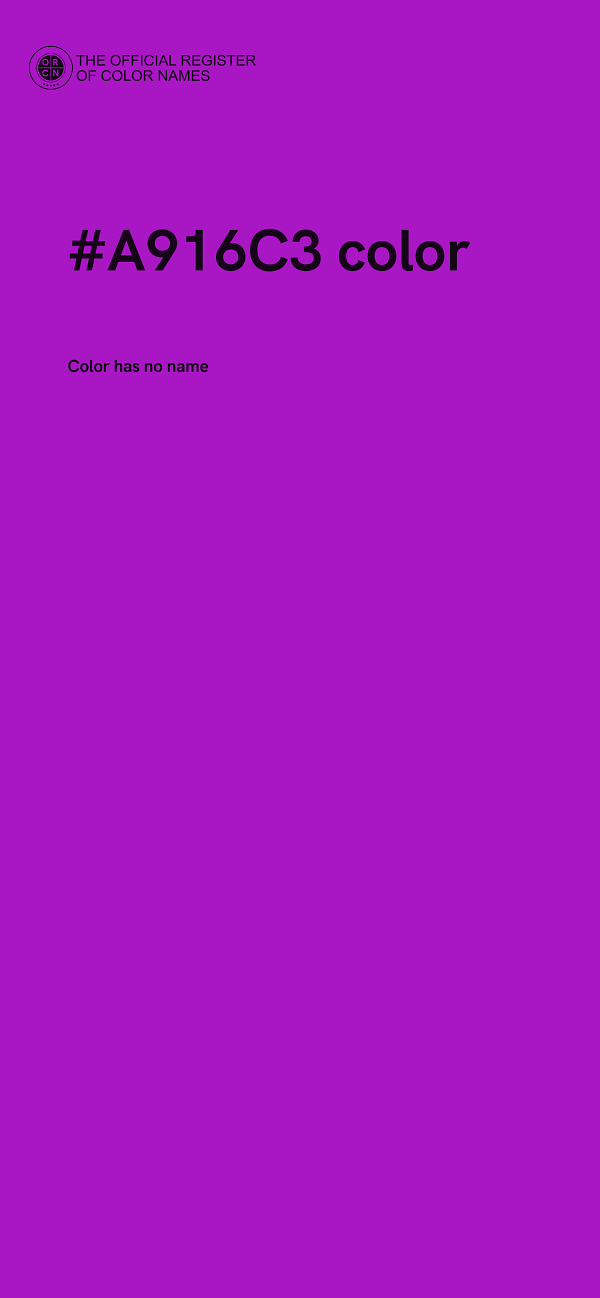 #A916C3 color image