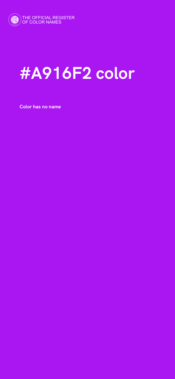 #A916F2 color image