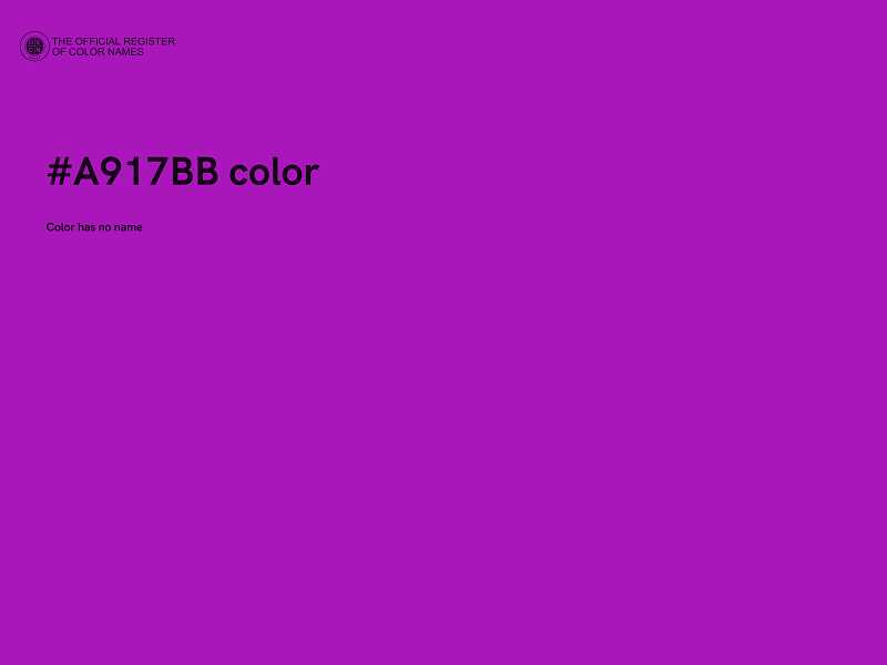 #A917BB color image