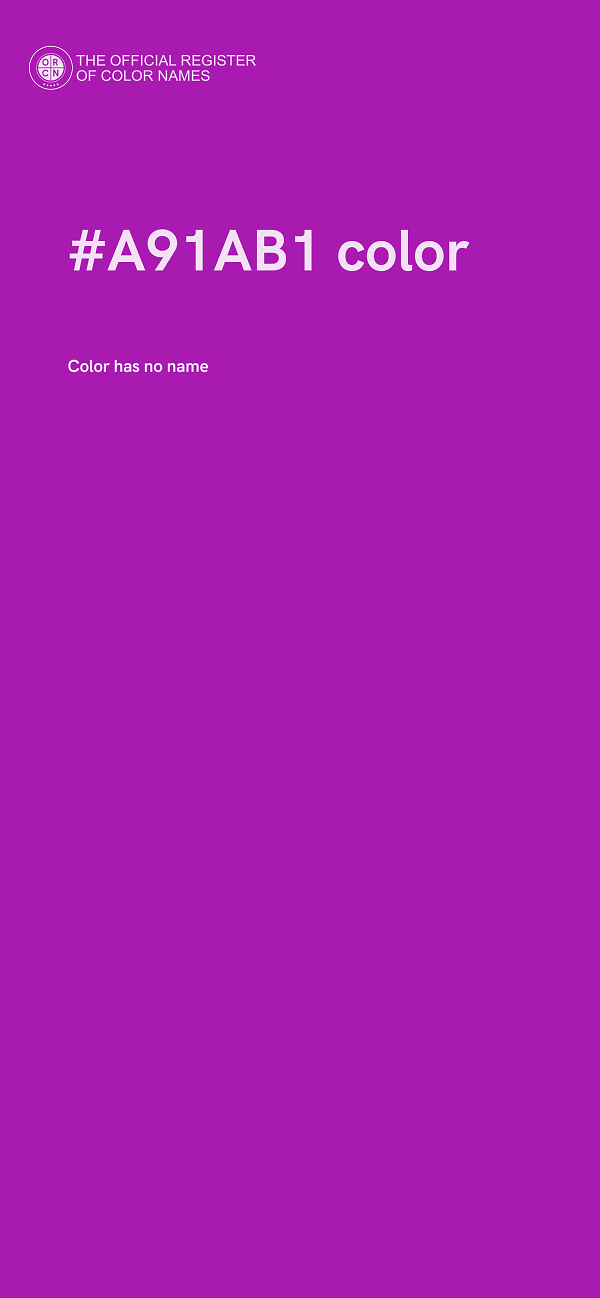 #A91AB1 color image