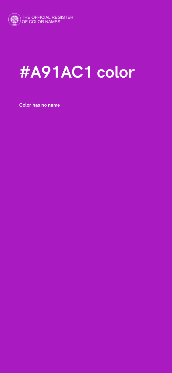 #A91AC1 color image