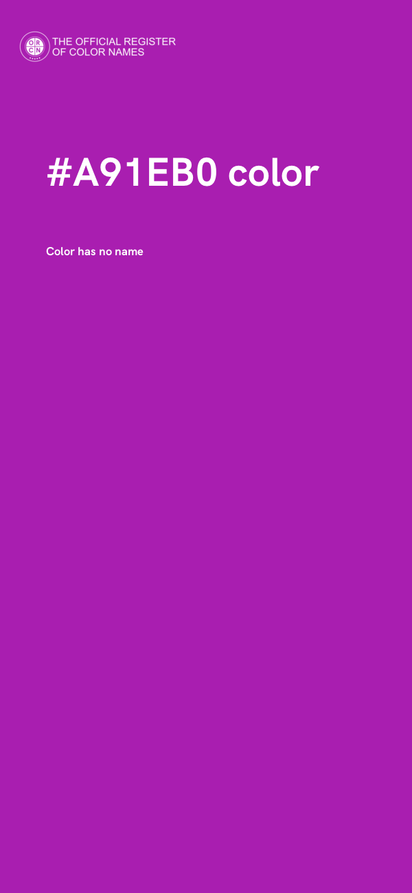 #A91EB0 color image