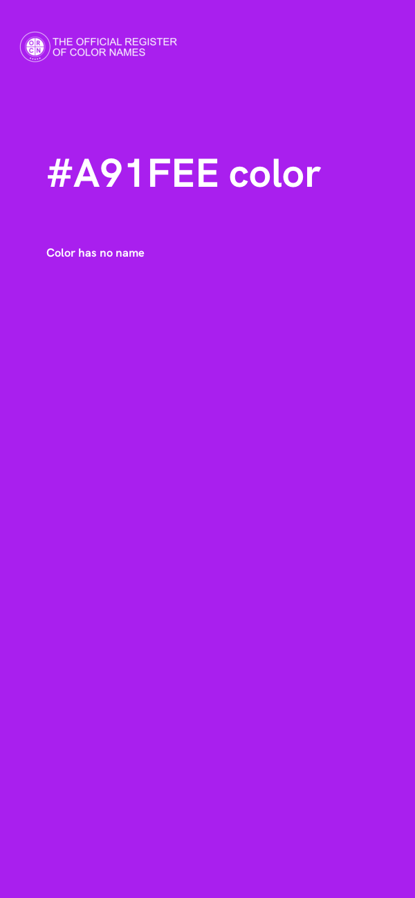 #A91FEE color image