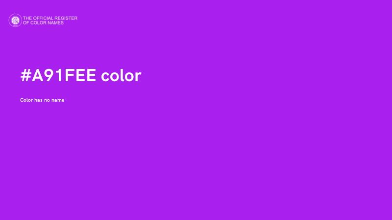 #A91FEE color image