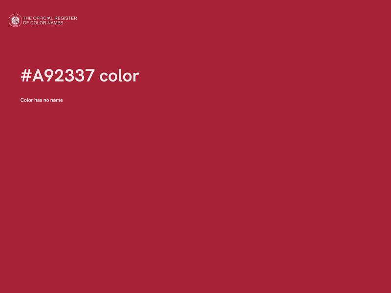 #A92337 color image