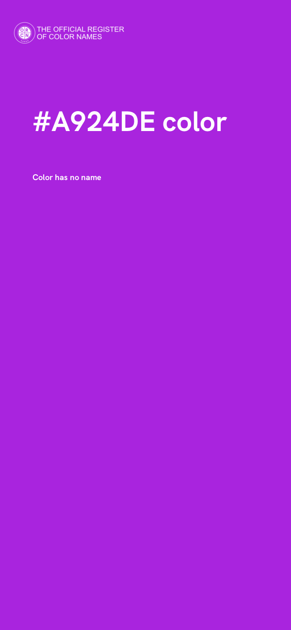 #A924DE color image