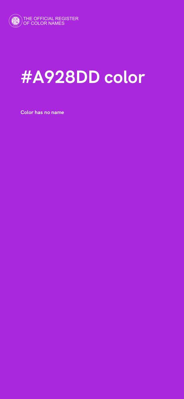 #A928DD color image