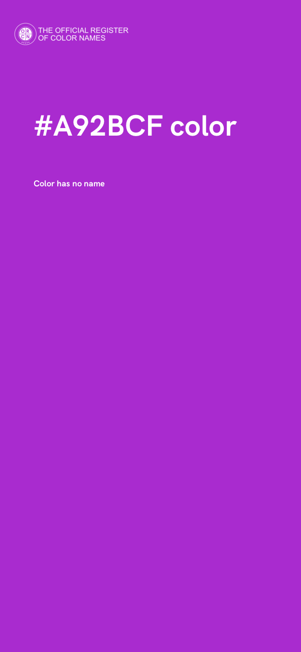 #A92BCF color image