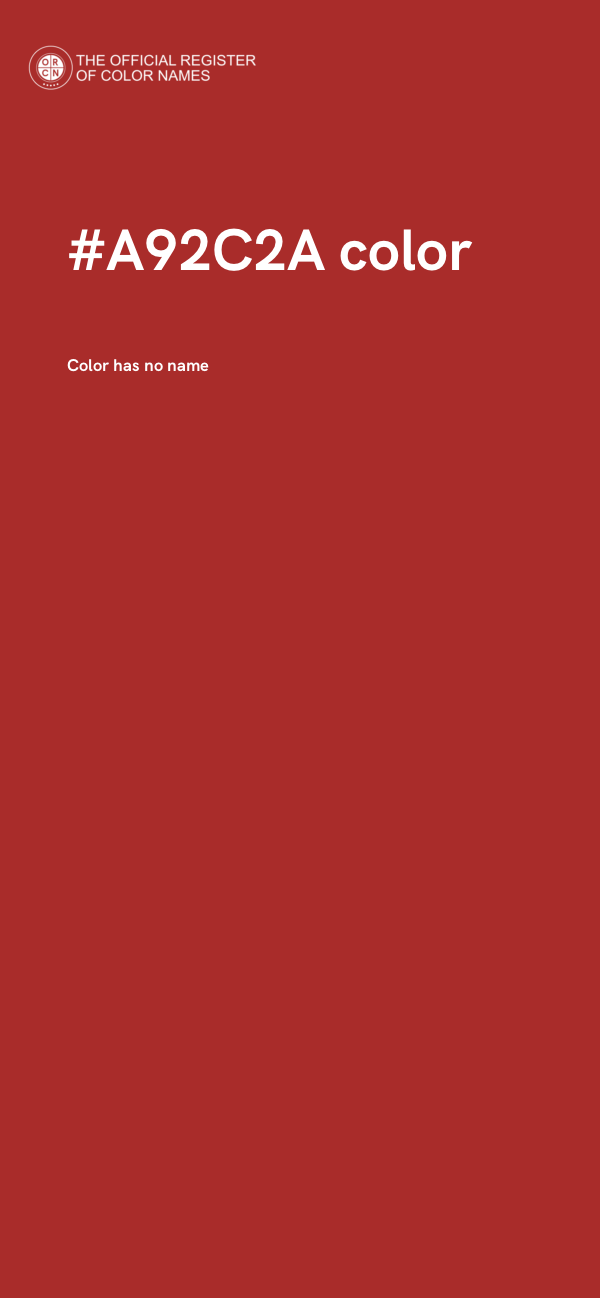 #A92C2A color image