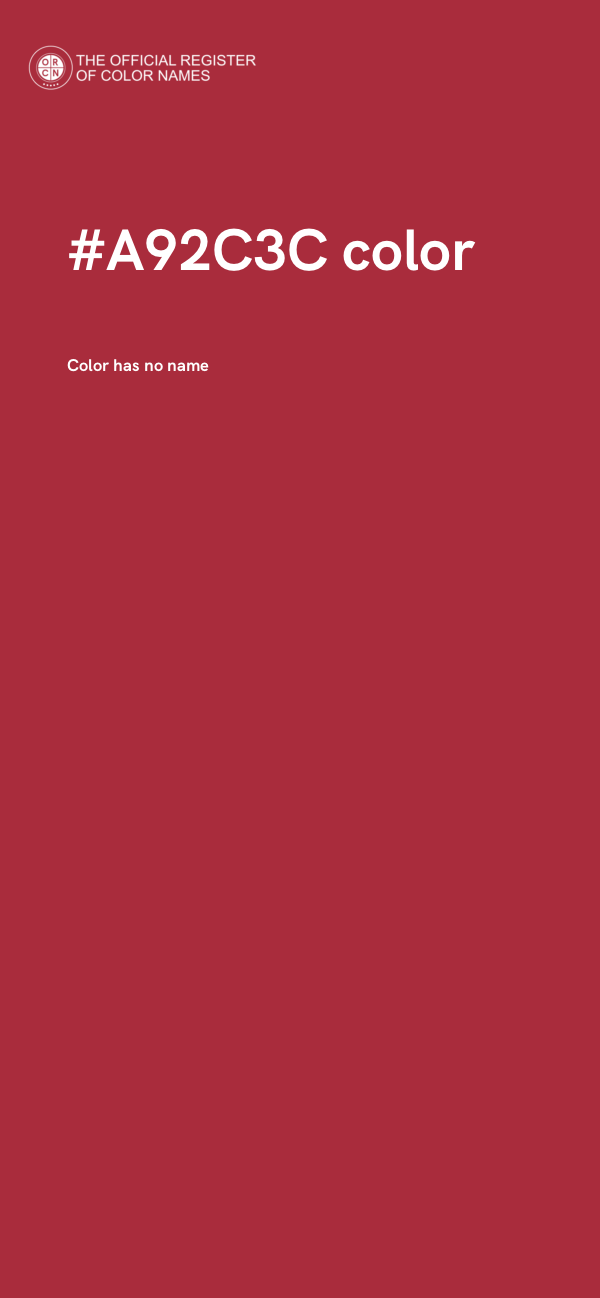 #A92C3C color image