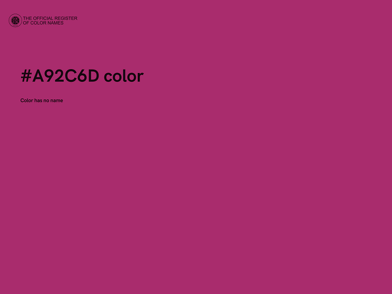 #A92C6D color image