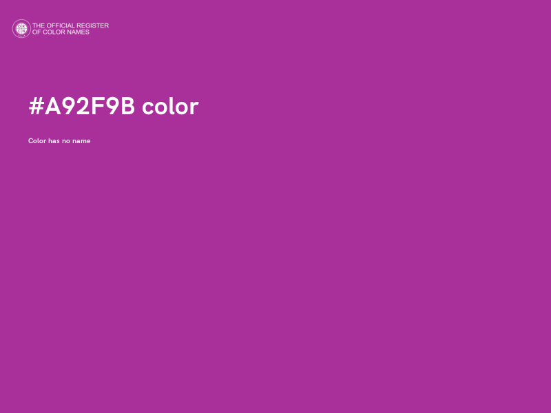 #A92F9B color image