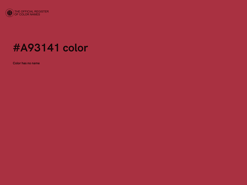 #A93141 color image