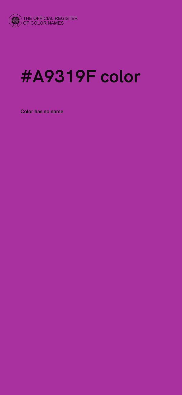 #A9319F color image