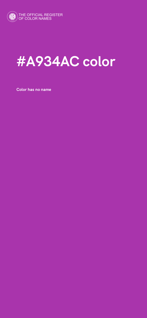 #A934AC color image