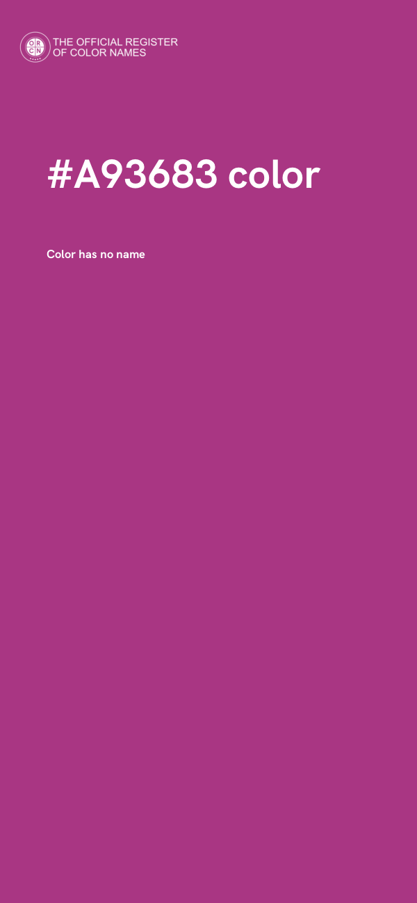 #A93683 color image