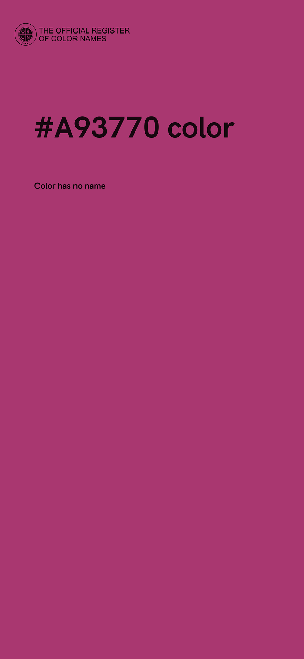 #A93770 color image