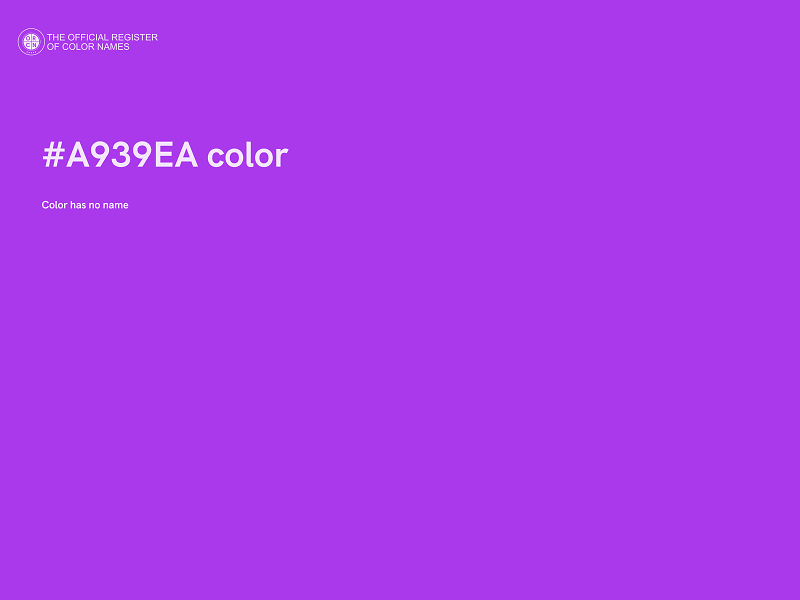 #A939EA color image