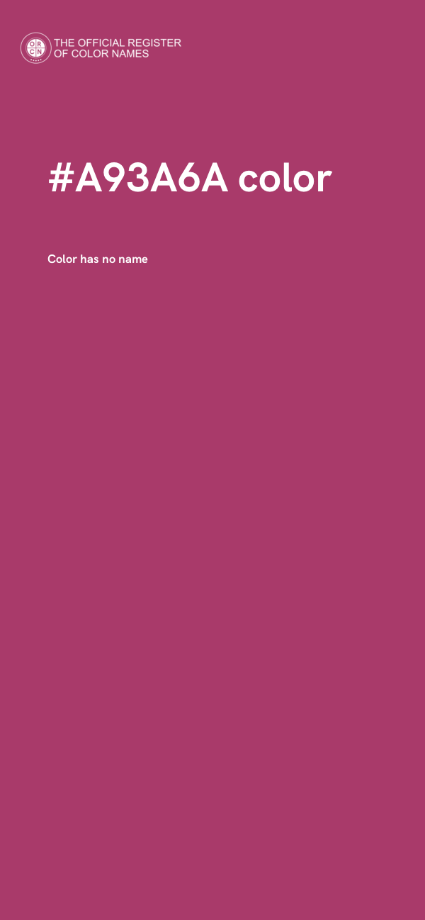 #A93A6A color image
