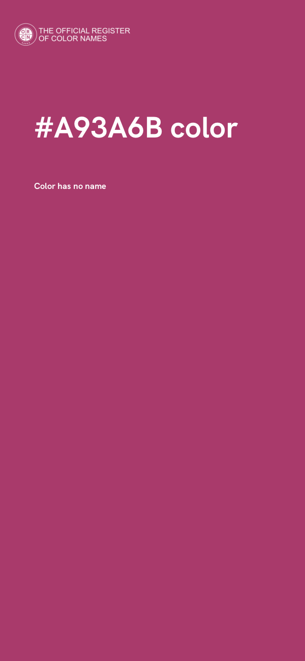 #A93A6B color image
