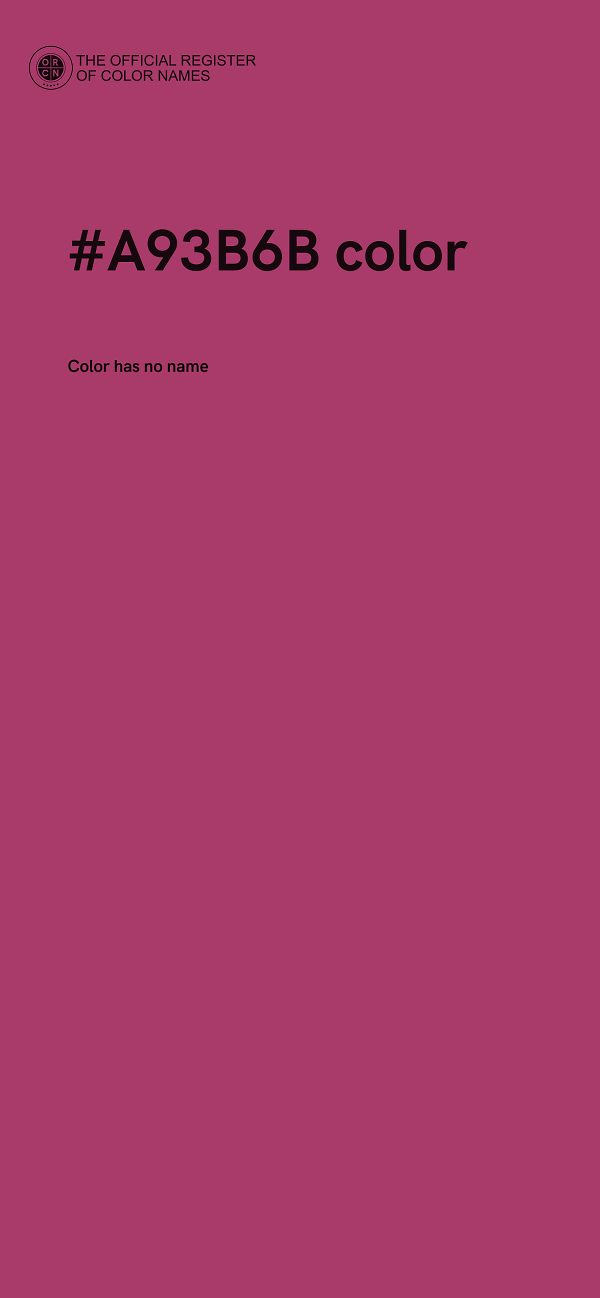 #A93B6B color image