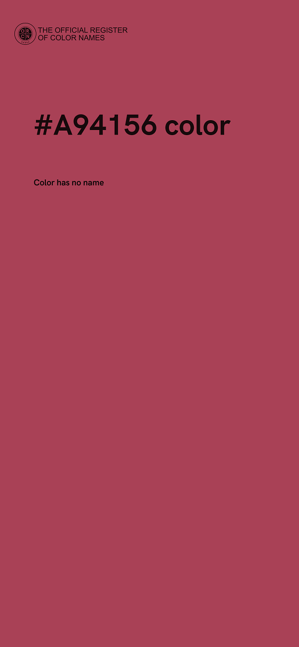 #A94156 color image