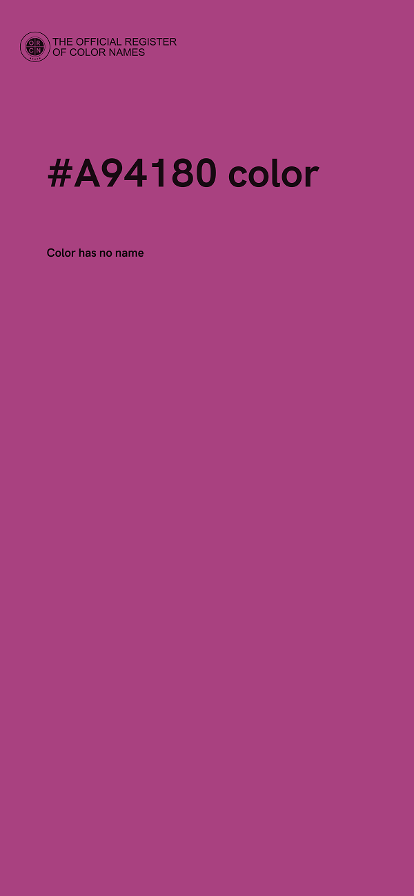 #A94180 color image
