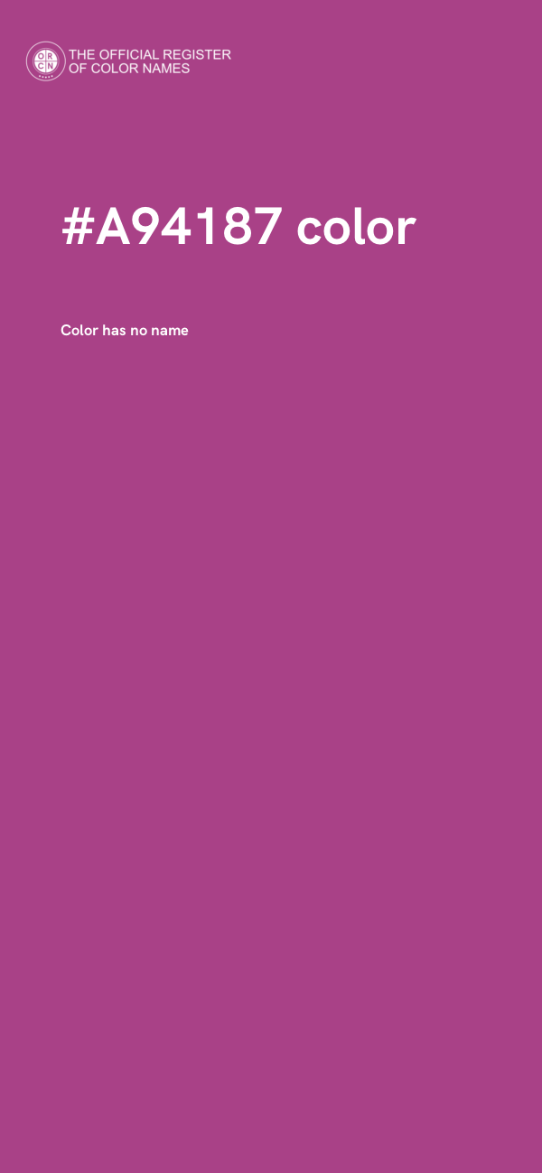 #A94187 color image