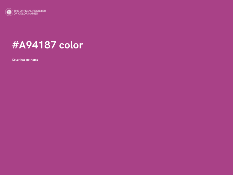 #A94187 color image