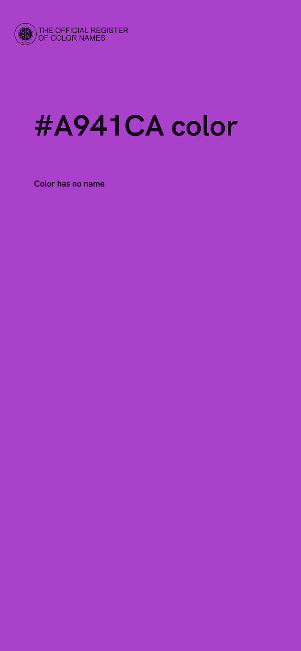 #A941CA color image