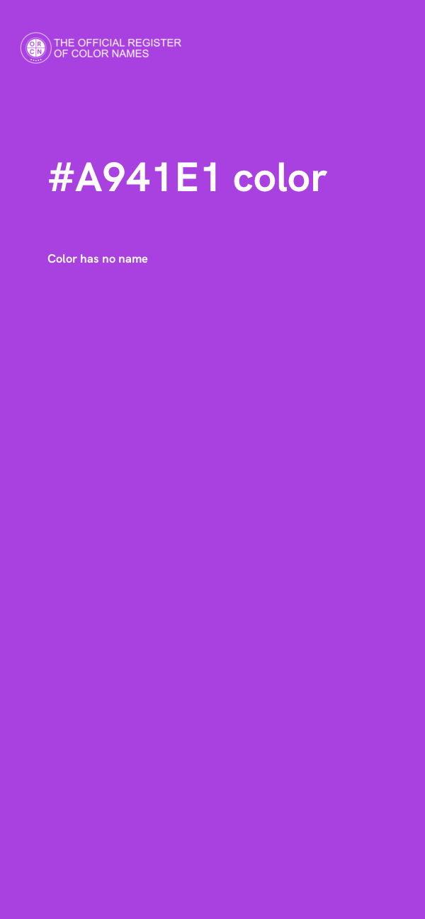 #A941E1 color image