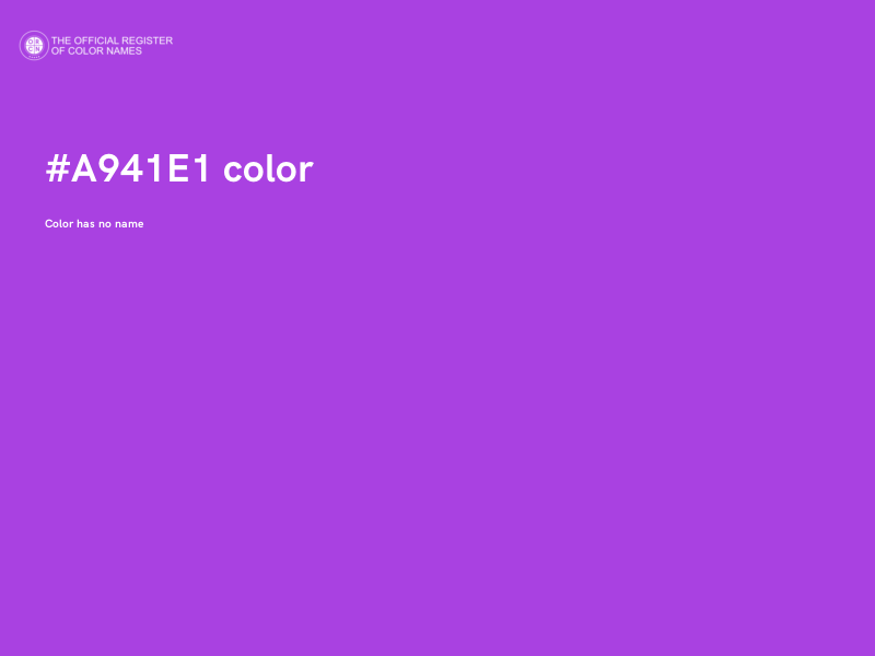 #A941E1 color image