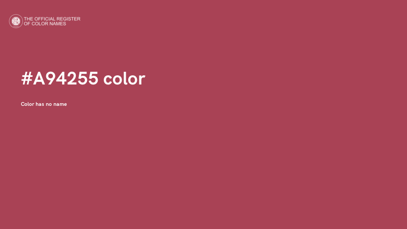#A94255 color image