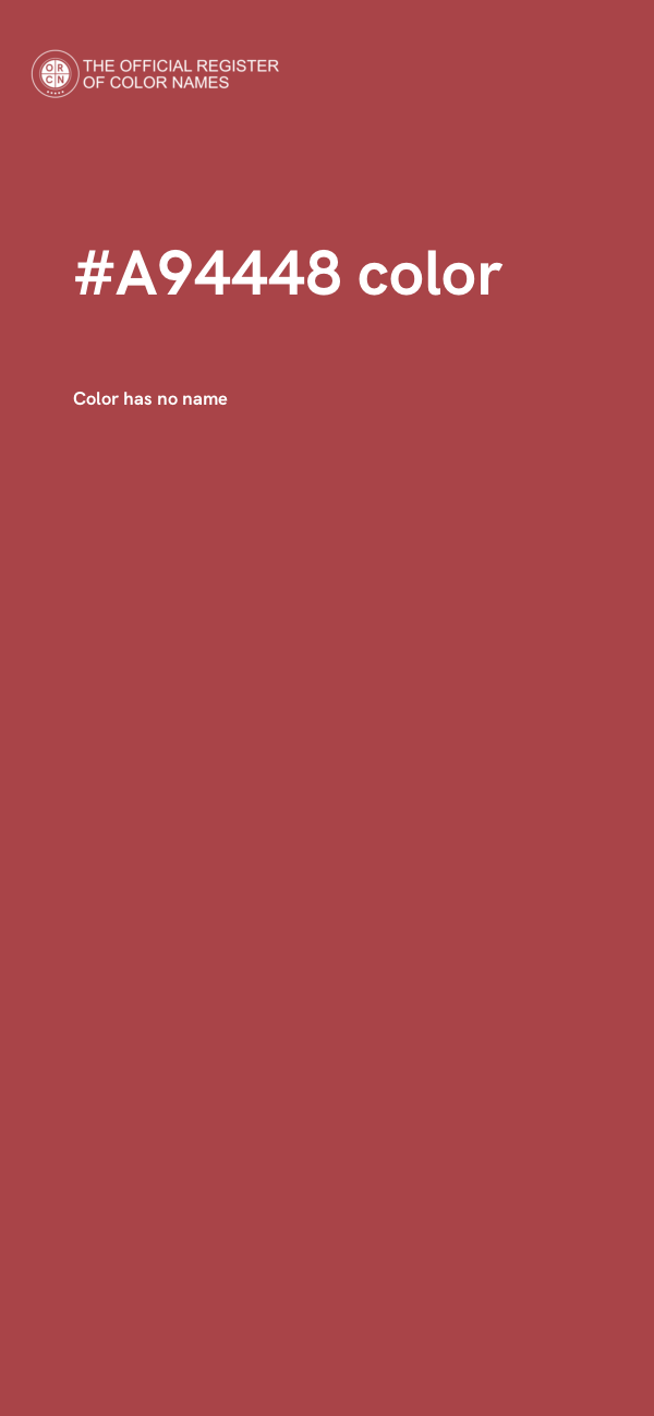 #A94448 color image