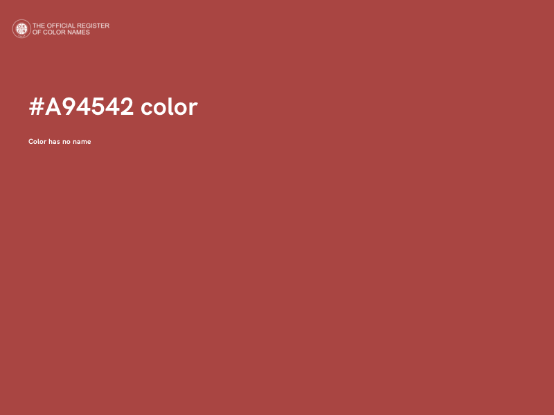 #A94542 color image