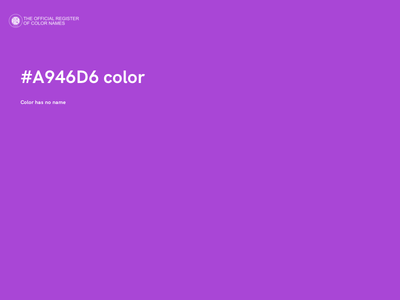#A946D6 color image