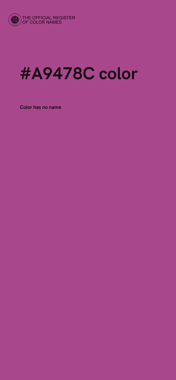 #A9478C color image