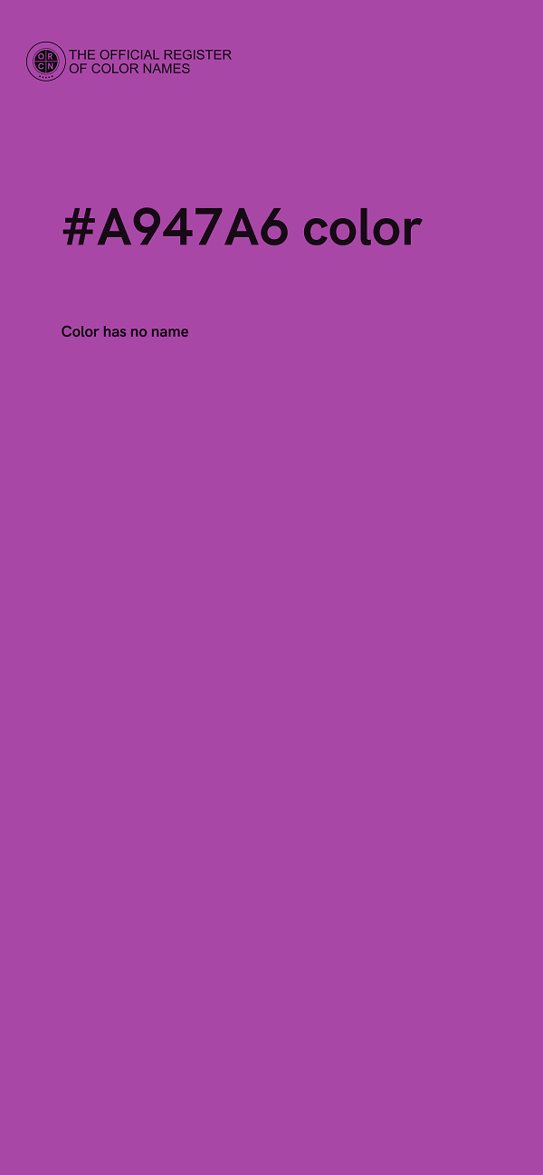 #A947A6 color image