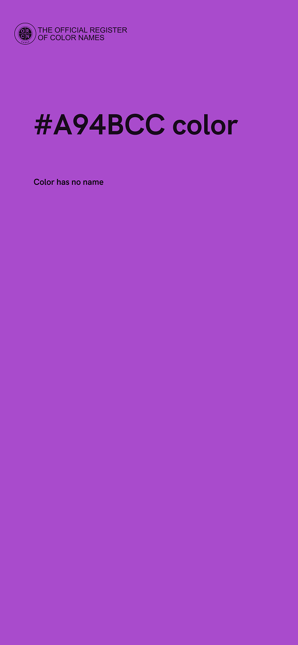 #A94BCC color image