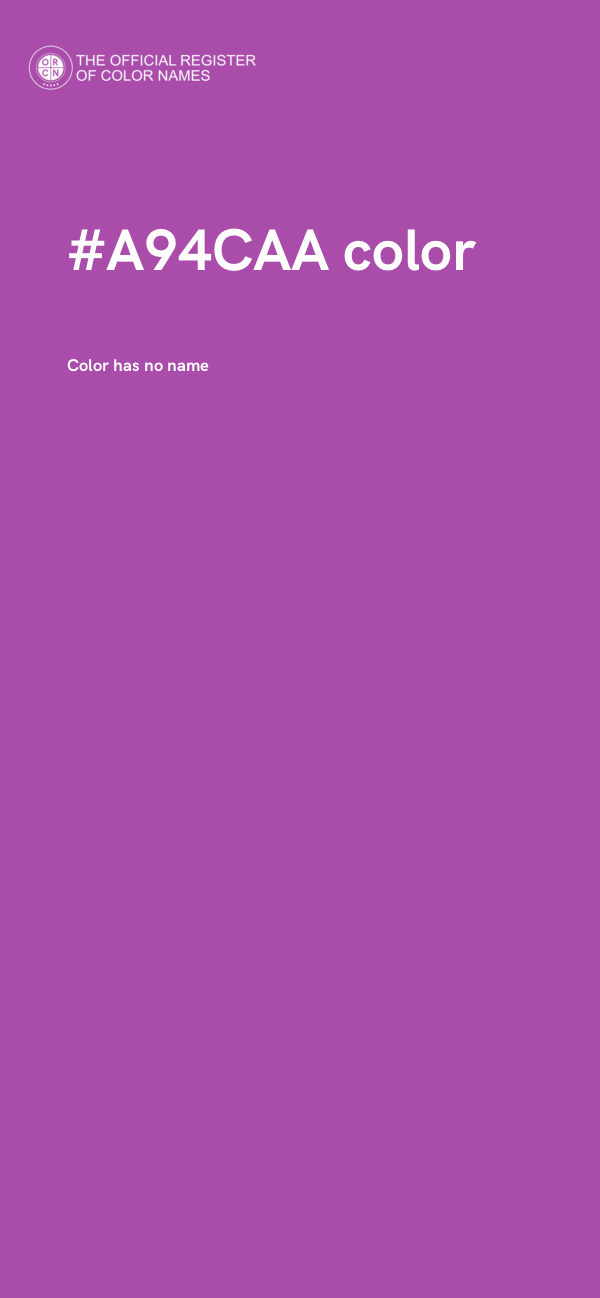 #A94CAA color image