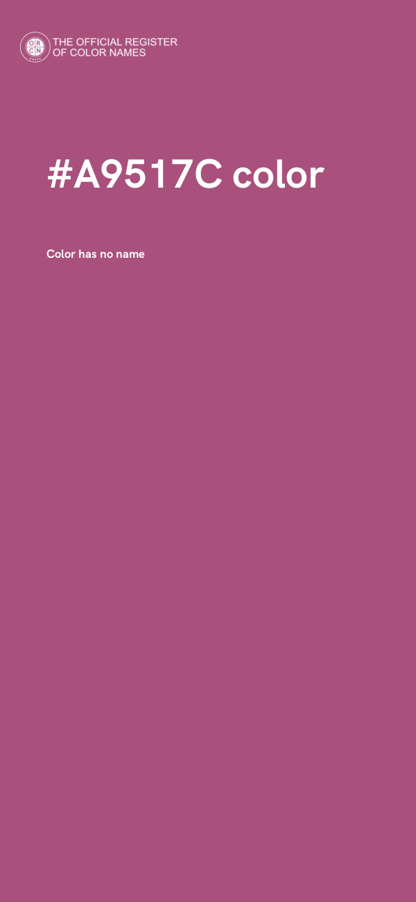 #A9517C color image