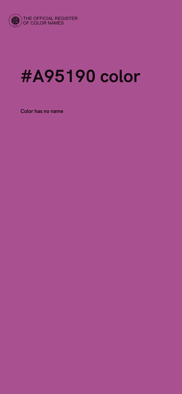 #A95190 color image