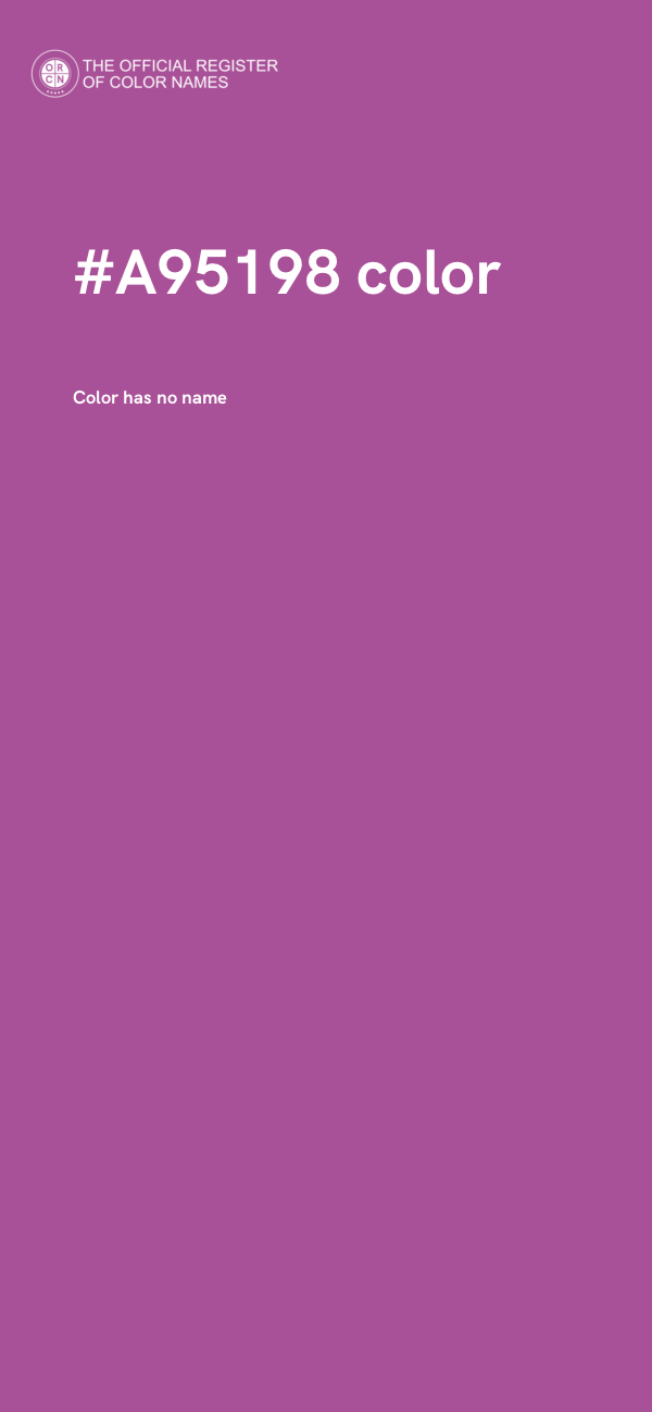 #A95198 color image