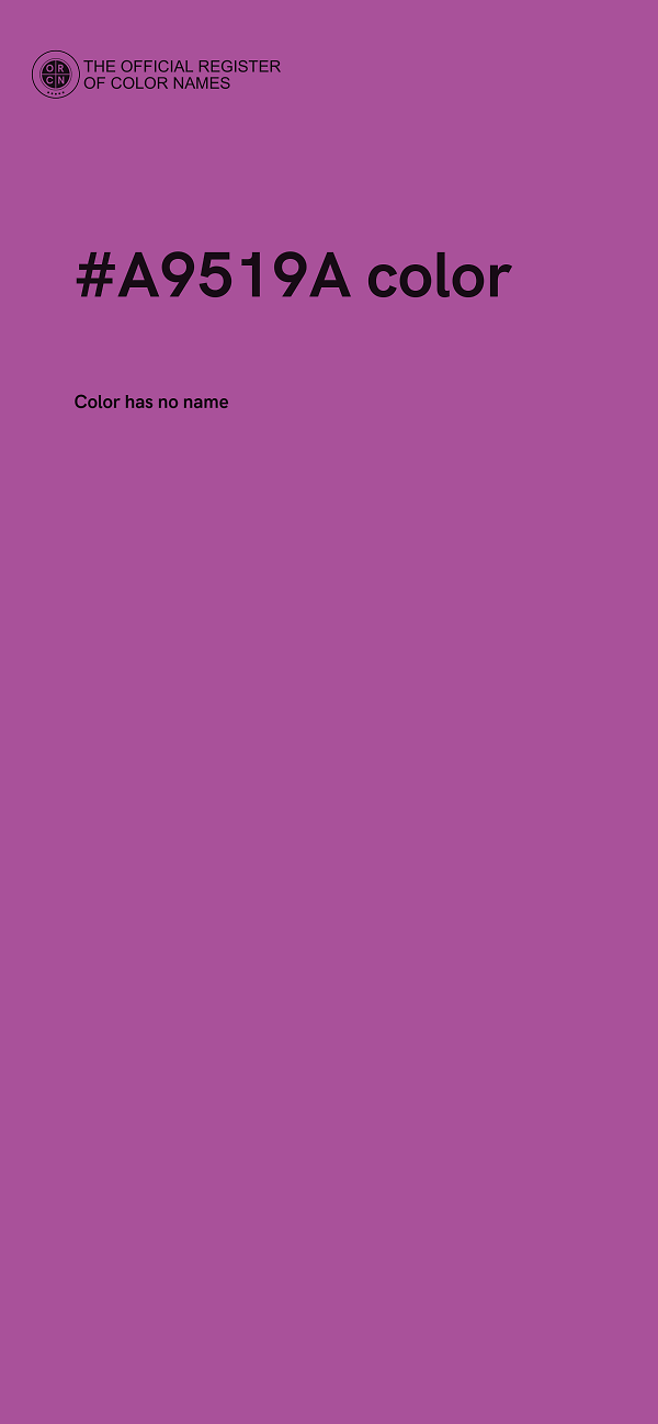 #A9519A color image