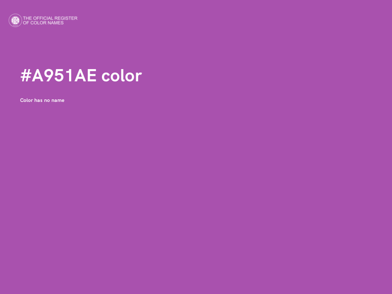 #A951AE color image